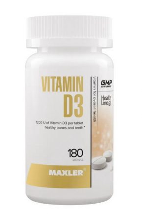 Maxler Vitamin D3 1200 МЕ 180 таблеток