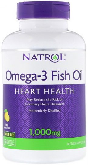 Natrol Omega 3 Fish Oil 1000 мг 90 капсул