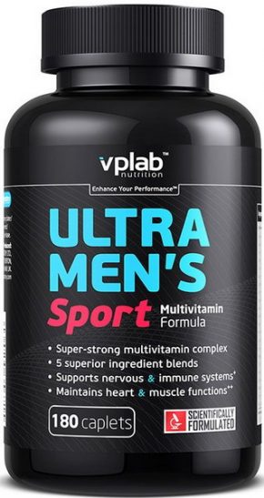VpLab Ultra Men Sport Multivitamin formula 180 капсул