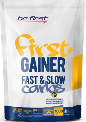 Гейнер Be First Gainer Fast Slow Carbs 1000 гр