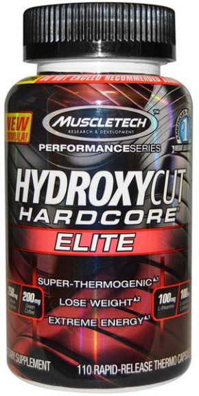 Hydroxycut Hardcore Elite Muscletech 110 капсул