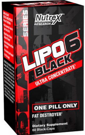 Жиросжигатель Lipo 6 Black Ultra Concentrate 60 капсул