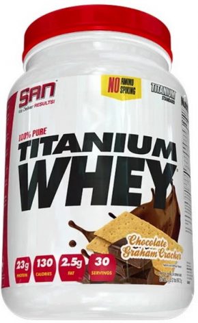 Протеин SAN 100% Pure Titanium Whey 900 гр