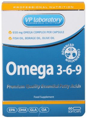 Omega 3-6-9 VP Lab 60 капсул
