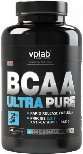 VPLAB BCAA Ultra Pure 120 капсул