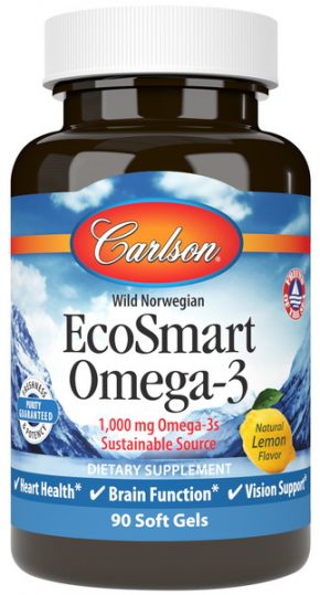 Carlson Labs EcoSmart Omega-3 90 Soft Gels
