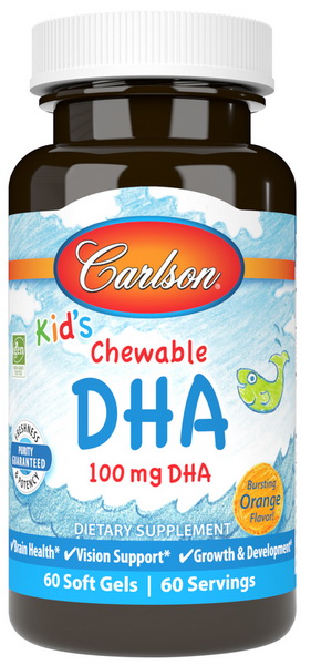 Carlson Labs Kids Omega-3 DHA Gummies 60 капсул