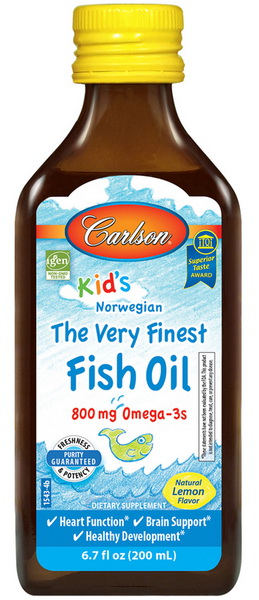 Carlson Labs Kid’s The Very Finest Fish Oil Liquid