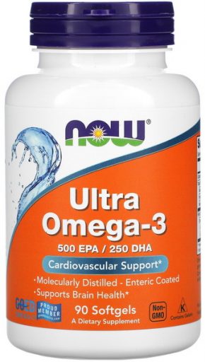 NOW Foods Ultra Omega-3 90 капсул