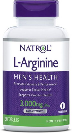 Natrol L-Arginine 90 капсул