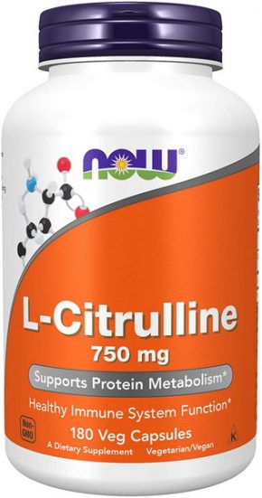 NOW Foods L-Citrulline 750 mg 180 капс