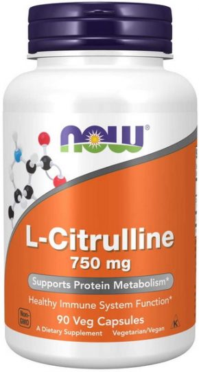 NOW Foods L-Citrulline 750 mg 90 капс