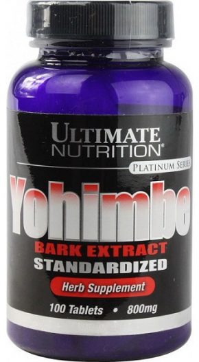 Ultimate Nutrition Yohimbe Bark Extract 800 мг 100 таблеток