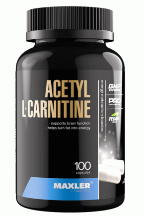 Maxler Acetyl L-Carnitine 500 мг 100 капсул