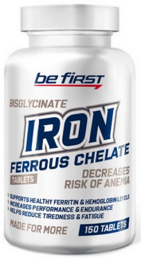 Be First Iron Bisglycinate Chelate 150 капсул