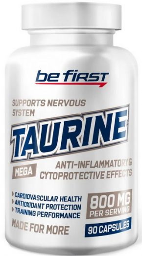 Be First Taurine Mega Capsules 800 мг 90 капсул