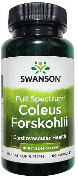 Форсколин Swanson 400 мг 60 капсул