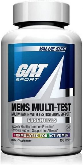 GAT Sport Men’s Multi + Test, Premium Multivitamin Tablets
