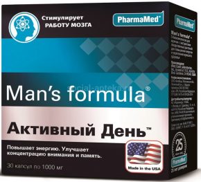 Мужские витамины Активный День Man’s Formula PharmaMed