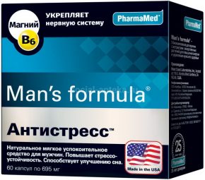Мужские витамины Антистресс Man’s Formula PharmaMed