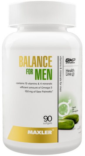 Мужские витамины Maxler Balance for Men 90 caps