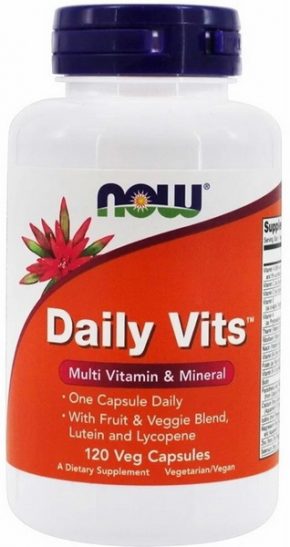 Витамины NOW Daily Vits Multi 120 капсул