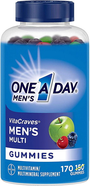 Витамины для мужчин One A Day Men’s Multivitamin Gummies 170 таблеток (Копировать)