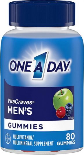 Витамины для мужчин One A Day Men’s Multivitamin Gummies 80 таблеток (Копировать)