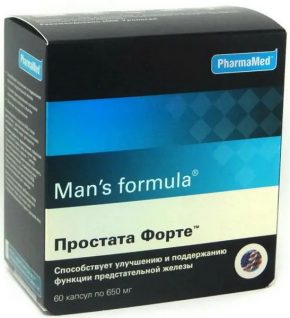 Мужские витамины Простата Форте Man’s Formula PharmaMed