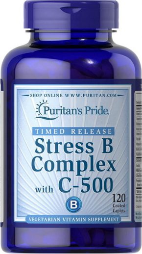 Витамины Puritan’s Pride Stress Vitamin B-Complex 120 капсул
