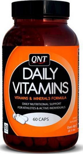 Витамины QNT Daily Vitamins 60 капсул