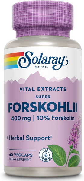 SOLARAY Super Forskohlii 60 капсул