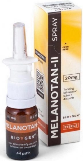 Spray bioygen melanotan-2, 5.5мл/20 мг, 44 порции