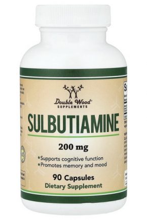 Double Wood Supplements Сульбутиамин 200 мг 90 капсул