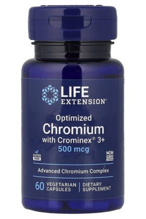 Life Extension хром с Crominex 500 мкг 60 капсул