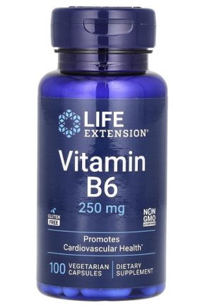 Life Extension витамин B6 250 мг 100 капсул