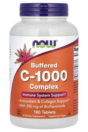 NOW Foods буферизированный витамин C-1000 180 таблеток