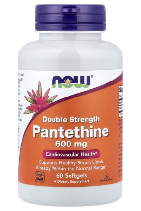 NOW Foods пантетин 600 мг 60 капсул