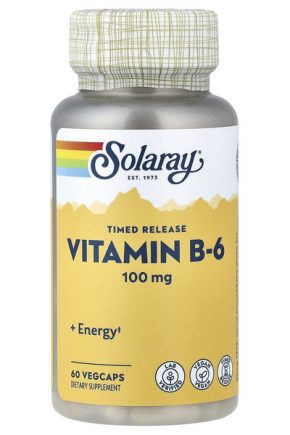 Solaray витамин B6 100 мг 60 капсул