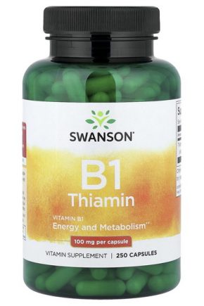 Swanson витамин B1 100 мг 250 капсул