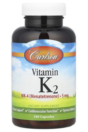 Carlson витамин K2 (МК-4) 5 мг 180 капсул