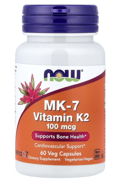 NOW Foods MK-7 витамин K2 60 капсул