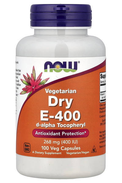NOW Foods витамин E-400 100 капсул