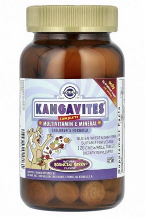 Solgar мультивитамины Kangavites 120 жевательных таблеток